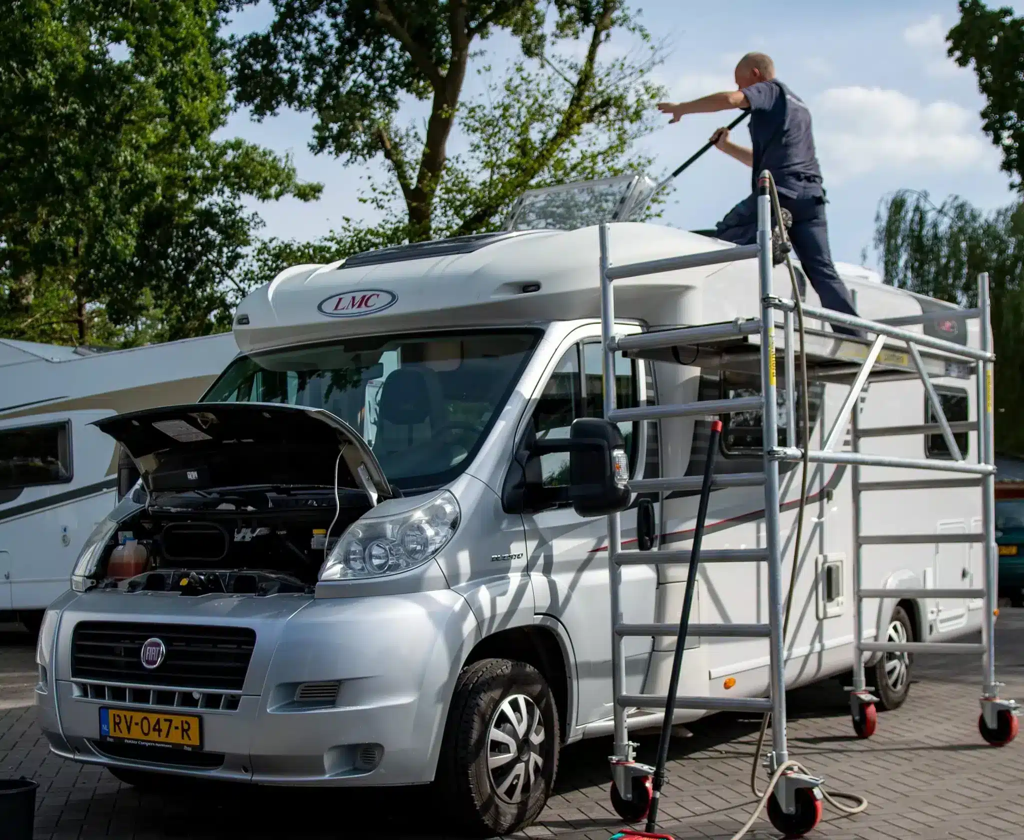 Poetsen en reinigen camper