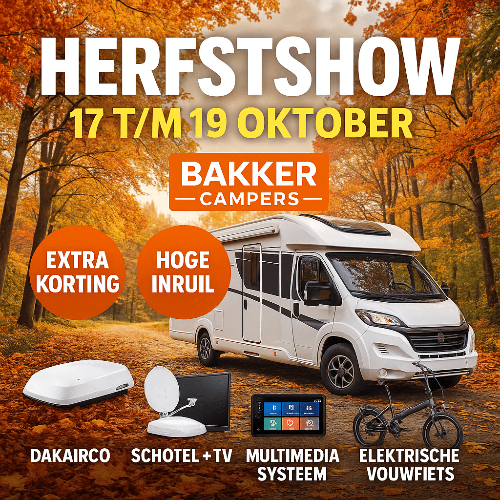 Herfstshow bij Bakker Campers 2025