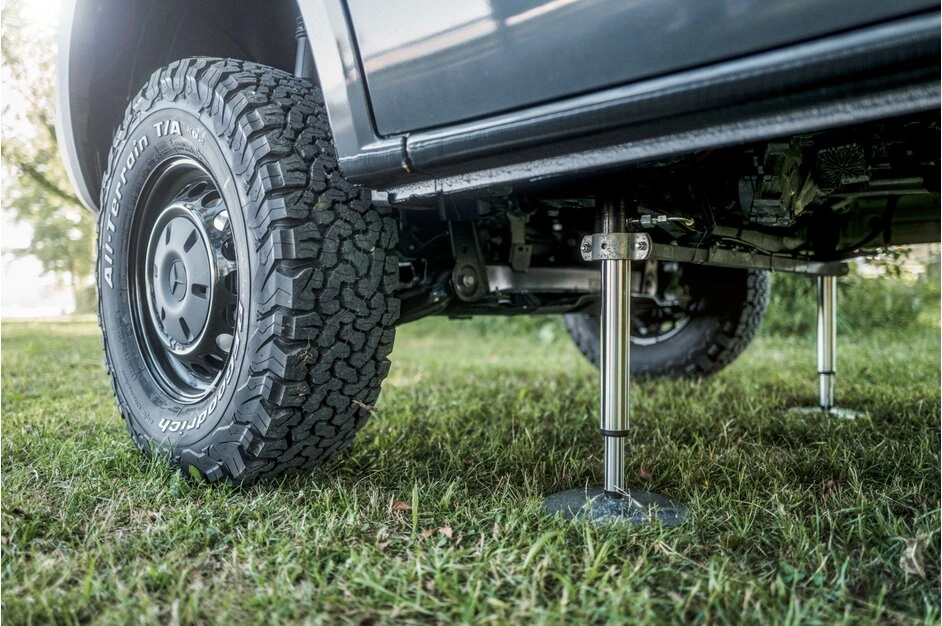 Levelsysteem voor Rapido campers