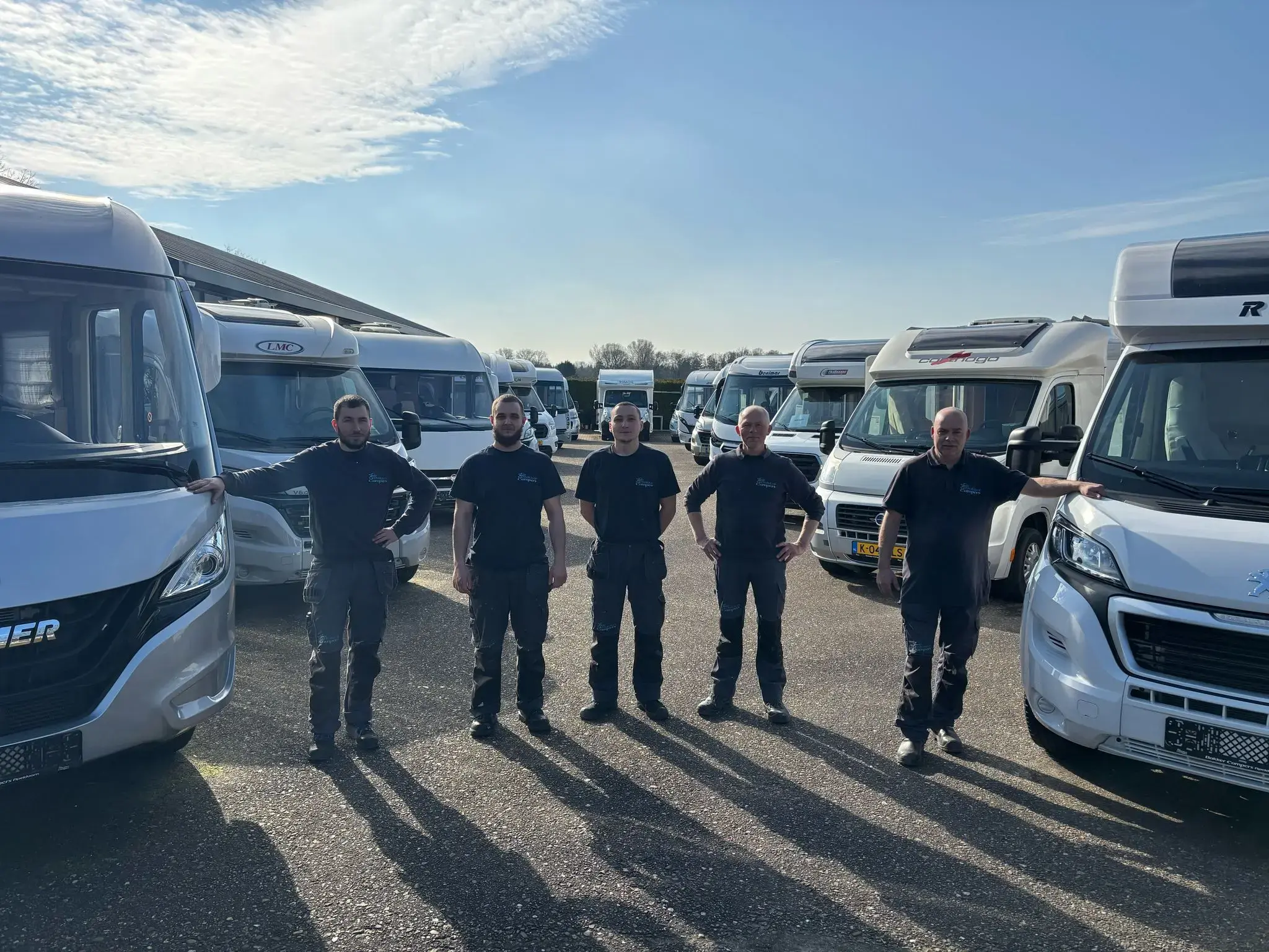 Team van de full service werkplaats