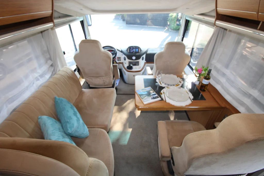 Interieur gebruikte camper